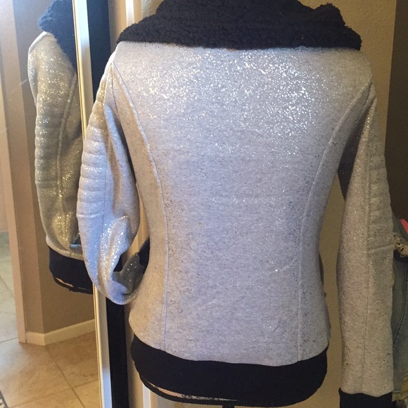 Lorna Jane moto faux sherpa jacket - Picture 4 of 8